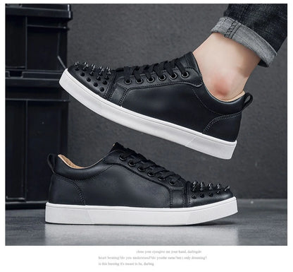 Comfortable Breathable Studded Sneakers for Men Women Casual Sports Shoes Fashion Lightweight Walking Shoes