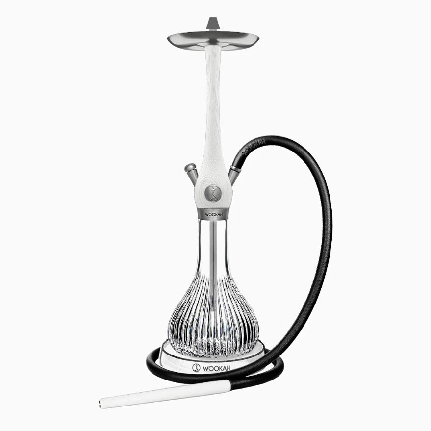 Wookah Hookah Shisha Set High Quality Wooden Large Hookah with Glass Bottle Single Pipe