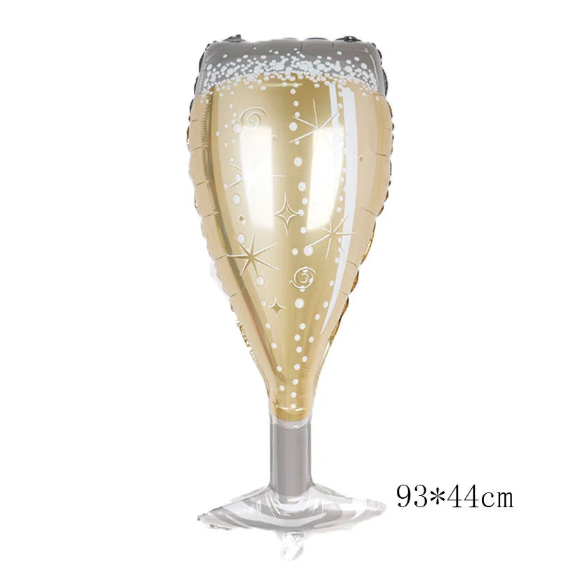 Super Dad Balloons Happy Father's Day Champagne Foil Helium Ball Champagne Beer Ballon Father's Day Gifts Supplies Globos