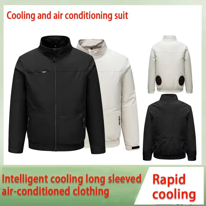 Summer Smart Air Conditioned Jacket Men's Workwear Uniform Fan Clothing Outdoor Heatstroke Prevention Labor Protection Clothes