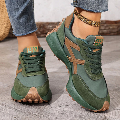 Women Sneakers 2025 New Leisure Running Shoes Fashion Designer Leather Sneakers Women Luxury Platform Sports Shoes for Women