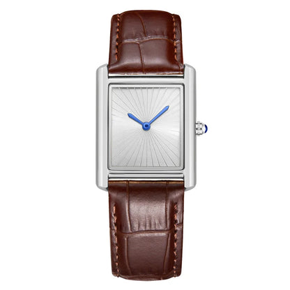 New Elegant Watches for Women and Men Fashion Leather Strap Waterproof Quartz Wristwatches Couple's Watches Gifts Drop Shipping