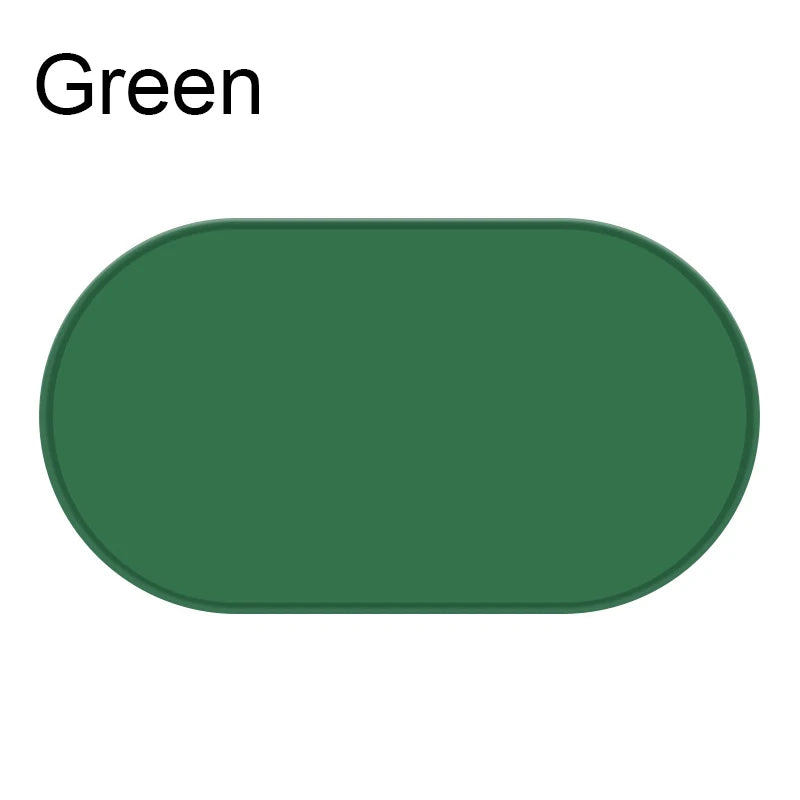 Silicone Pet Bowl Mat Placemat Waterproof Prevent Spills Dog Cat Food Feeding Pad Kitten feeding Pet Bowl tray Mats