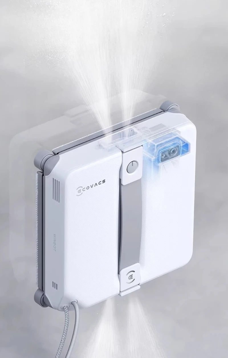 2026 New ECOVACS smart Robot for washing windows WINBOT  MINI2 Window Cleaning Robot 8000Pa Glass Vacuum Cleaner 100-240V