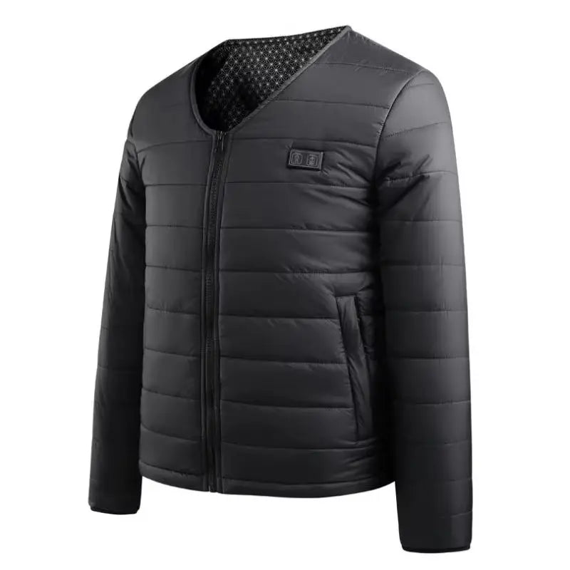 Smart Heating Cotton Jacket V-Neck Inner Wear 24 Zones Electric Thermal Insulation Clothes Motorcycle Riding Vest Heat Retention