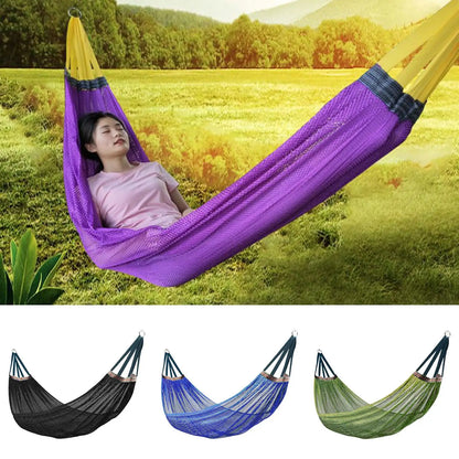 Camping Leisure Hammock, Sturdy Lightweight Outdoor Furniture, Relaxing Tree Swing for Garden Balcony Patio Camping Daily Use
