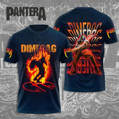 Popular Heavy Metal Rock Band Pantera 3D Print Men Women T-shirt O-neck Short Sleeve Hip Hop Top Casual Streetwear Kids Tees