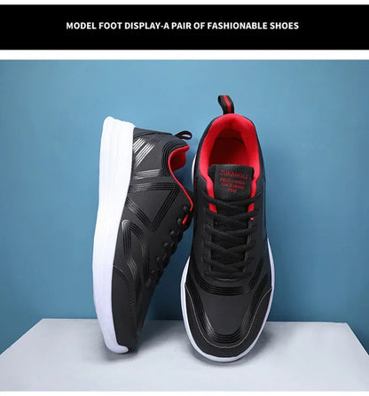 Black Sneakers Comfortable Sports Running Shoes For Men Tenis Masculinos Autumn Lightweight Casual Shoe Zapatillas Hombre