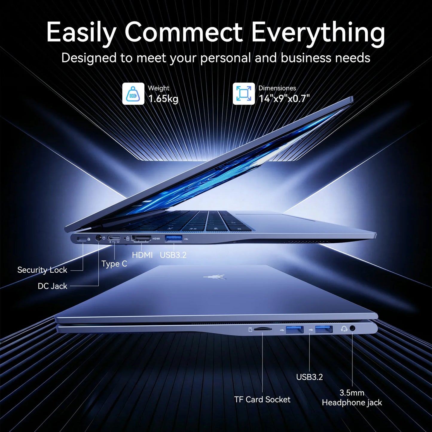 ACEMAGIC LX15Pro Laptop Computer AMD Ryzen 3 4300U Windows Laptop 15.6-in IPS 16GB DDR4 512GB SSD Numeric Keyboard
