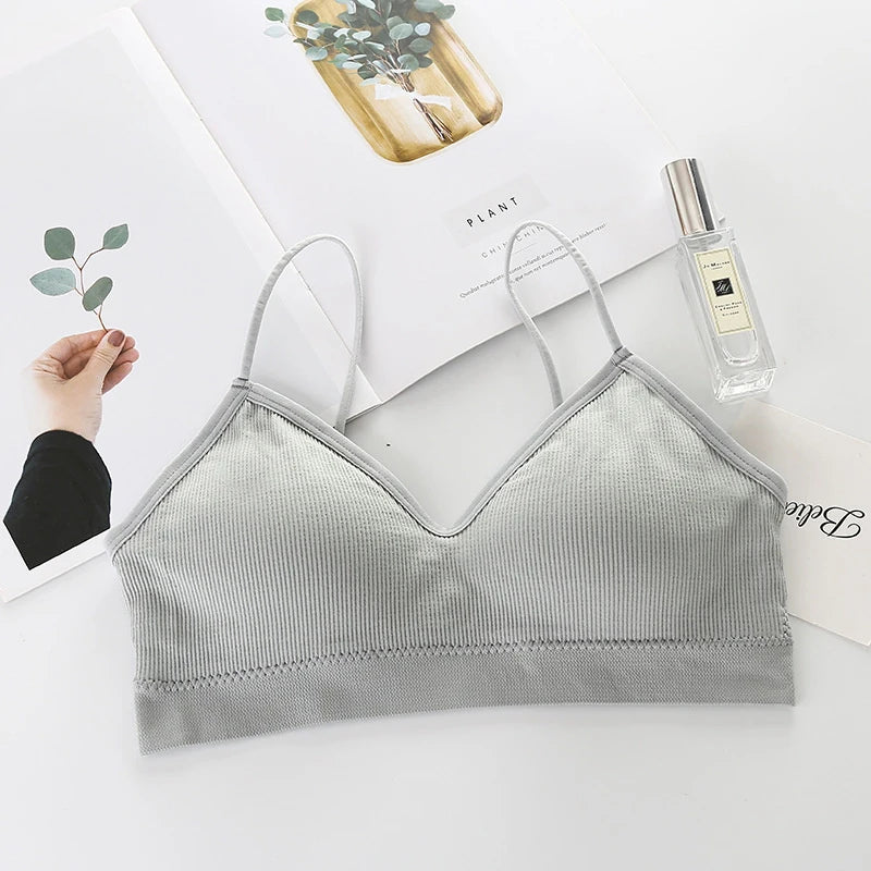 Solid Color Breathable Gym Sports Bra