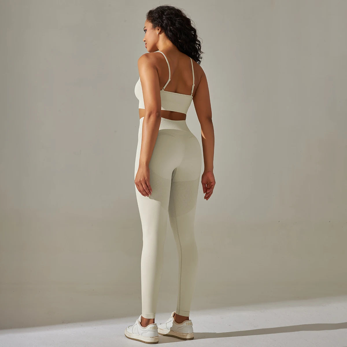 Yoga Leggings Set Workout Outfits for Women Sport Bra Leggings Seamless High Waist Yoga Leggings Sets Fitness Gym Clothing Wear