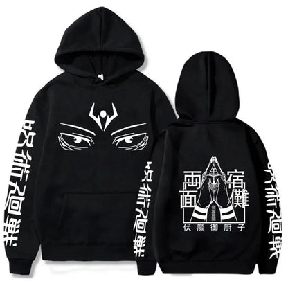 Hoodies New Japanese Anime Graphic Printing Sweatshirts for Men Womnen Hip Hop Casual Autumn Winter Fleece Streetwear Tops