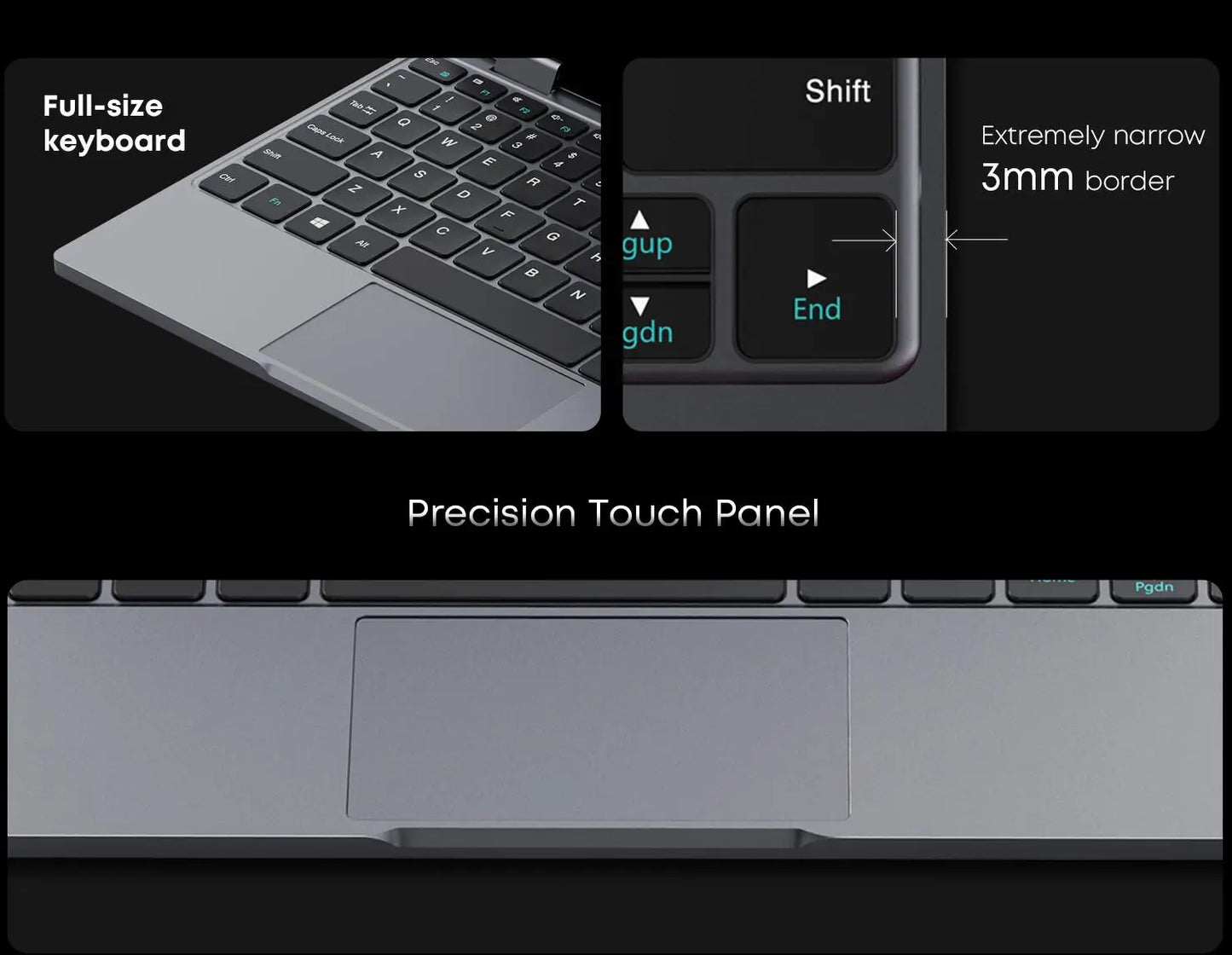 CHUWI MiniBook X Touch Screen Tablet Laptop 2-in-1 Intel N150 16GB LPDDR5 512G SSD  10.51'' 2K FHD Notebook WiFi6 Windows 11