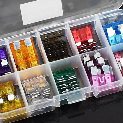50/100pcs Automotive Fuses Fuses Automotive Fuses 2A/3A/5A/7.5A/10A/15A/20A/25A/30A/35A Amp Automotive Repair Tools