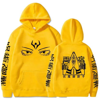 Hoodies New Japanese Anime Graphic Printing Sweatshirts for Men Womnen Hip Hop Casual Autumn Winter Fleece Streetwear Tops