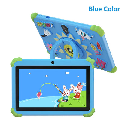 2025 New 7 Inch Cartoon Pattern Kids' tablet Quad Core 4GB+64GB ROM Android 13 Learning Education Games Tablets Children's Gifts
