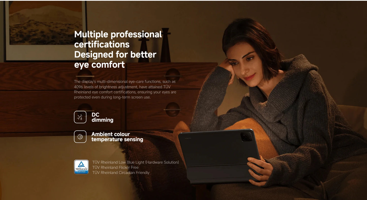 Global Version Xiaomi Pad 7 11.2‘’ 3.2K 144Hz Display 8850mAh Big Battery 13MP Real Camera Tablet PC Snapdragon 7+ Gen 3