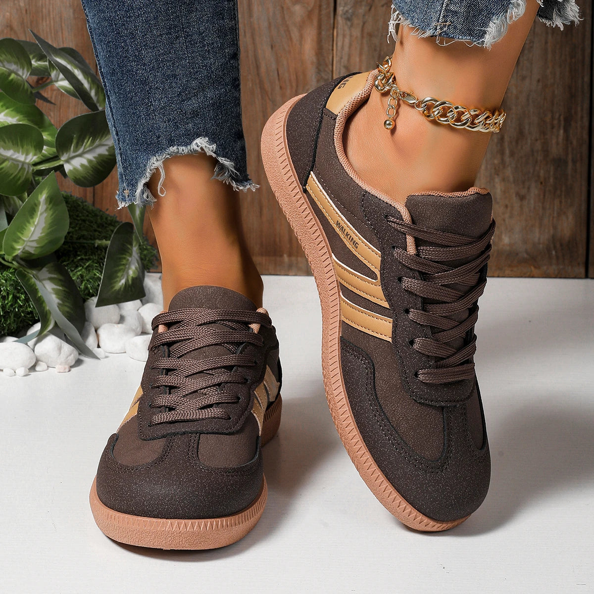 Women Sneakers 2025 Spring New Luxury Flat Loafers Comfortable Slip on Soft Female Sneakers Lightweight Outdoor Shoes for Women