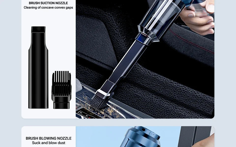 SZUK New Powerful Car Vacuum Cleaner Strong Suction Handheld Cleaning Machine Dust Blower Portable Mini Vacuum Cleaner for Cars