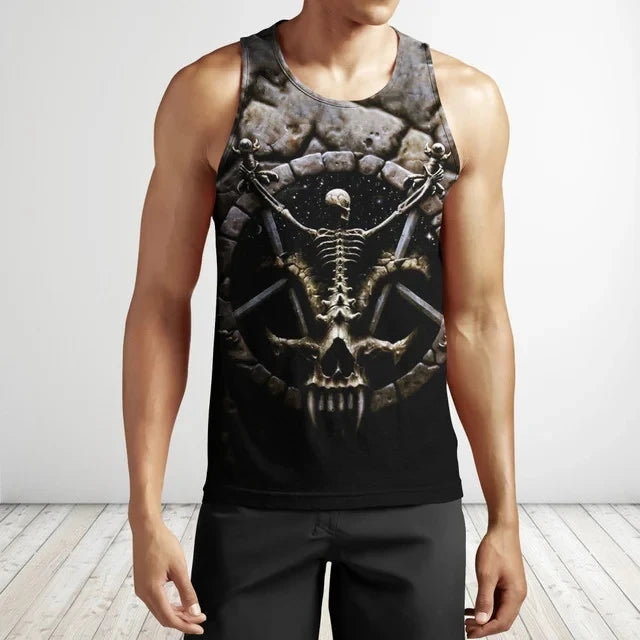Slayer Rock Band 3D Print Tank Tops Men's Women Streetwear Hip Hop Oversized Fitness Gym Vest Sport Sleeveless Tops Men Clothing