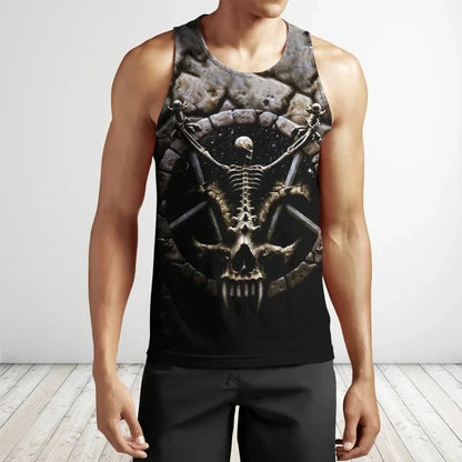 Slayer Rock Band 3D Print Tank Tops Men's Women Streetwear Hip Hop Oversized Fitness Gym Vest Sport Sleeveless Tops Men Clothing