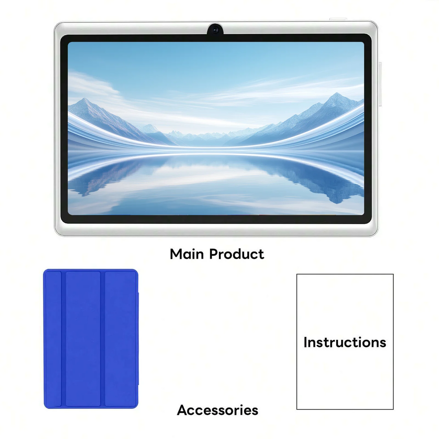 2026 Global Version 7 Inch 4G WiFi Kids' tablet Quad Core 2GB RAM 32GB ROM Dual Cameras Children's Gifts Tablets Android 11