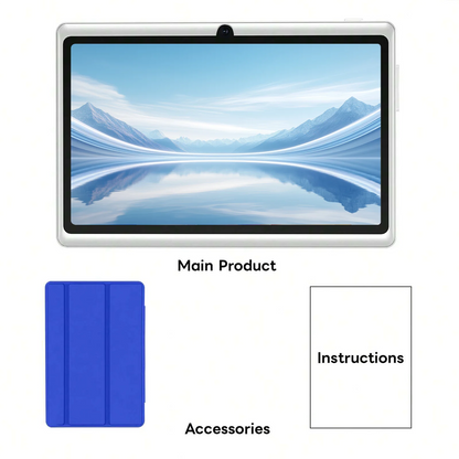 2026 Global Version 7 Inch 4G WiFi Kids' tablet Quad Core 2GB RAM 32GB ROM Dual Cameras Children's Gifts Tablets Android 11