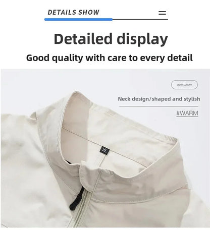 Smart Air Conditioned Jacket with Four Hole Fan Clothing Men's Outdoor Fishing Sun Protection Uniform Labor Protection Workwear