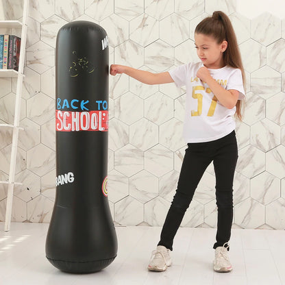 Inflatable Punching Boxing Bag Fitness Training Boxing Sack PVC Sports Fight Column  Kids Boxing Fight Pressure Sandbag