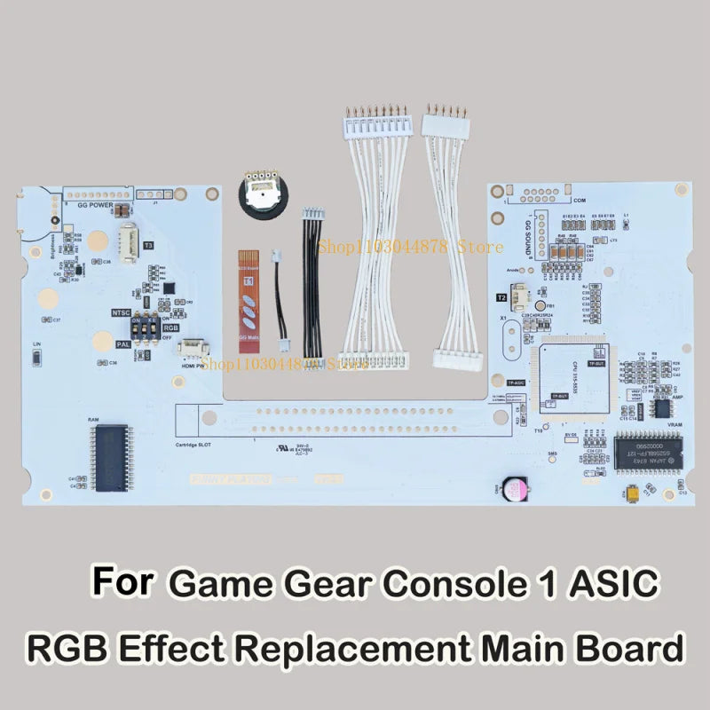 GAMEGEAR GG RGB Replacement Motherboard (Single-Chip, No CPU)