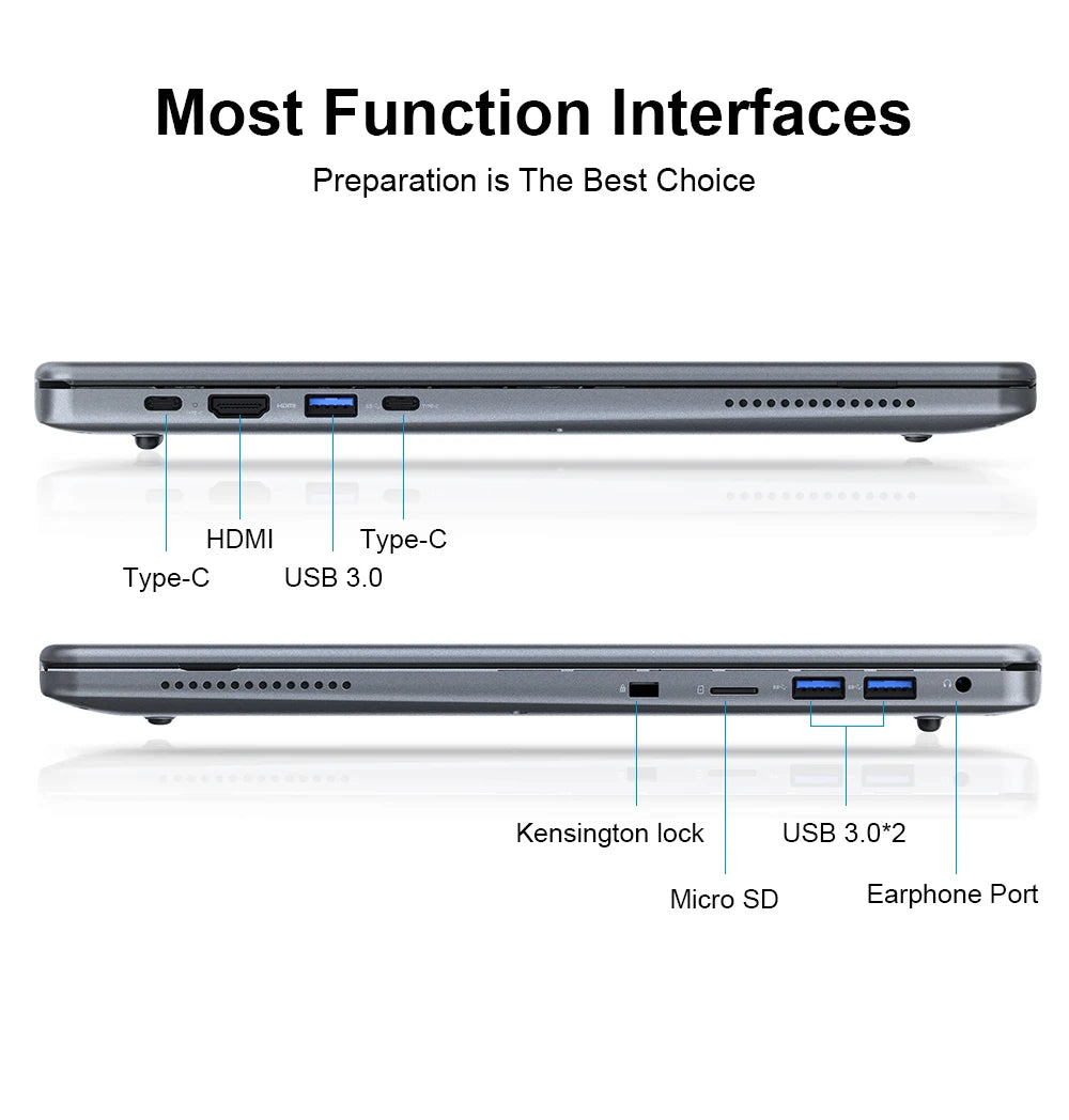Ninkear A15 Pro Laptop AMD Ryzen 5,16 inch 120Hz 2560*1600 Display Screen 16GB 1TB Fingerprint Unlock Notebook Computer