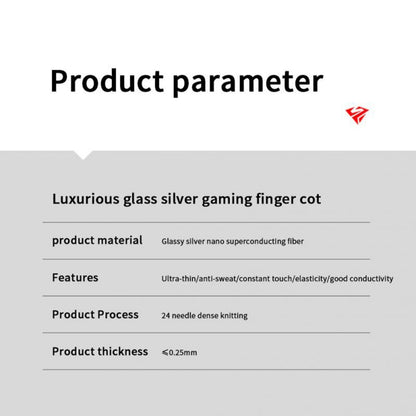 Gaming Finger Sleeves Breathable Gaming Finger Cots for Mobile Game Controllers Gloves for Gaming