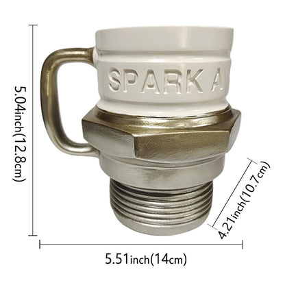 Automotive Inspire Coffee Cup, Perfect for Car Enthusiasts, Mechanics & Garage Owners