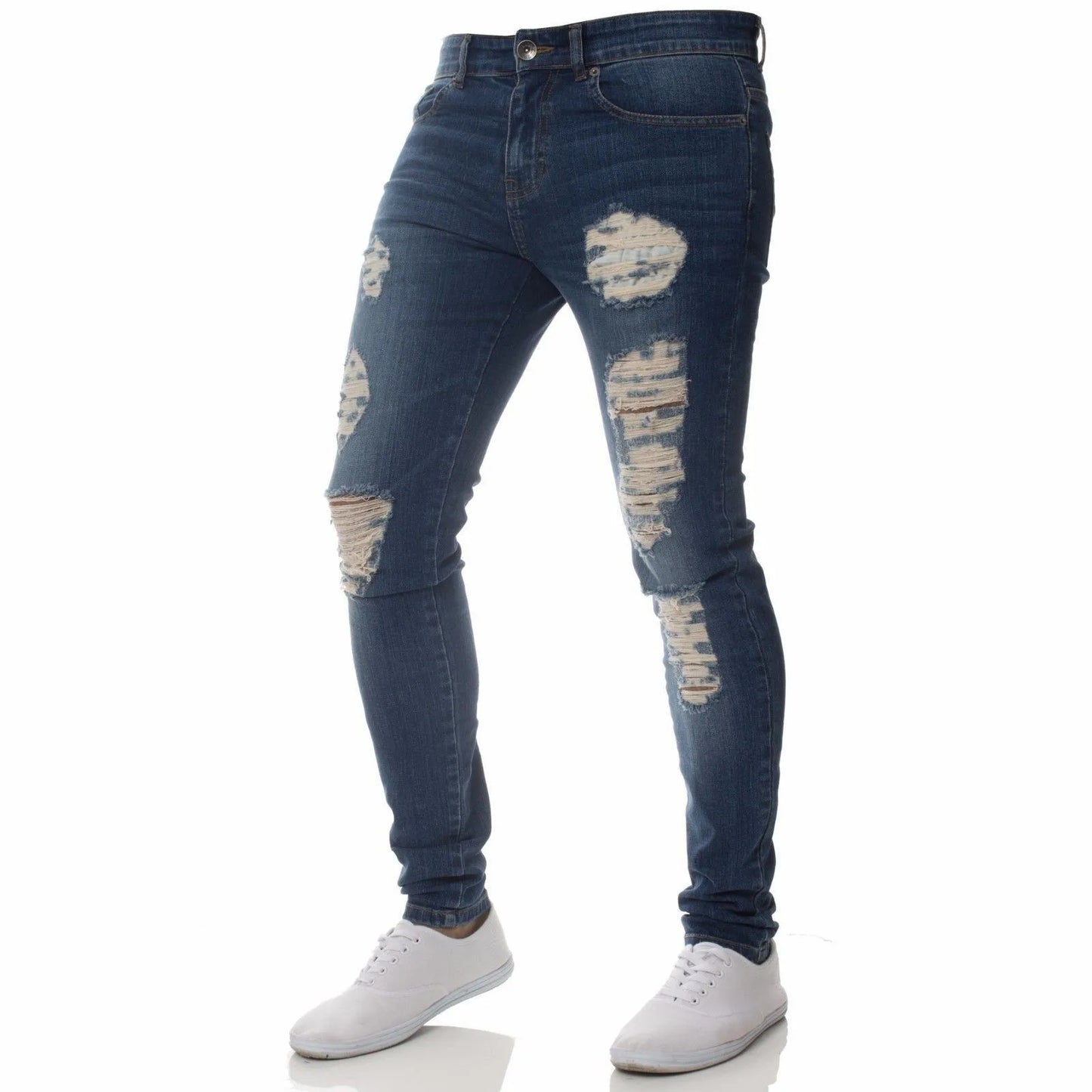 Skinny Fit Hip Hop Denim Jeans