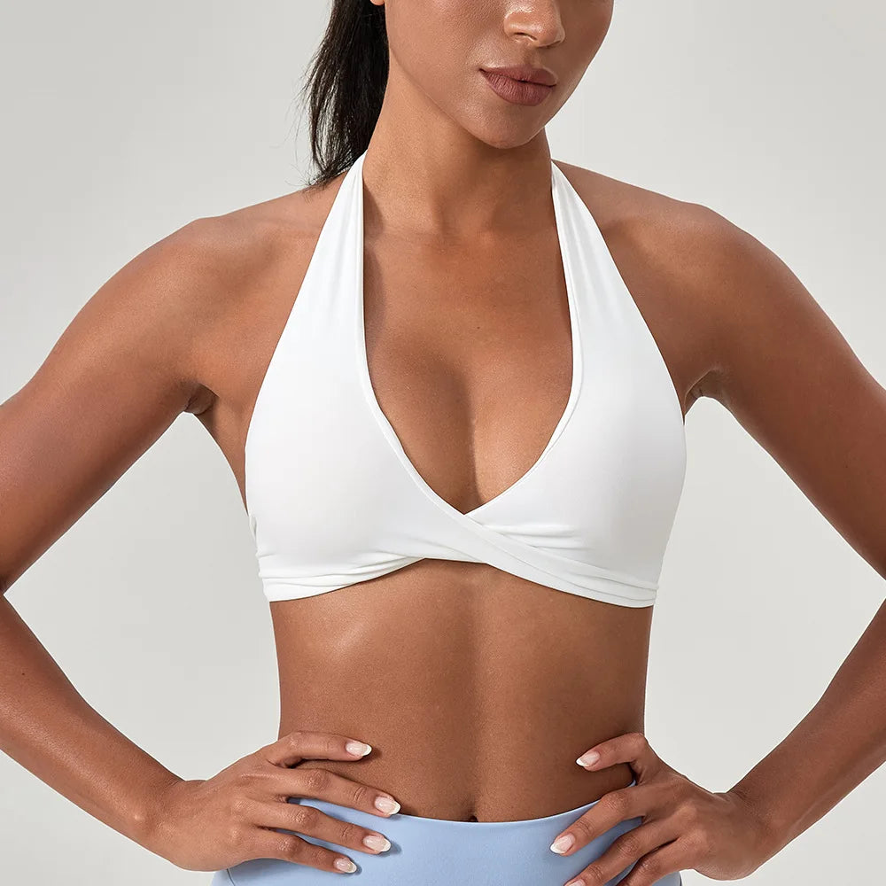 Criss Cross Padded Yoga Sports Bra