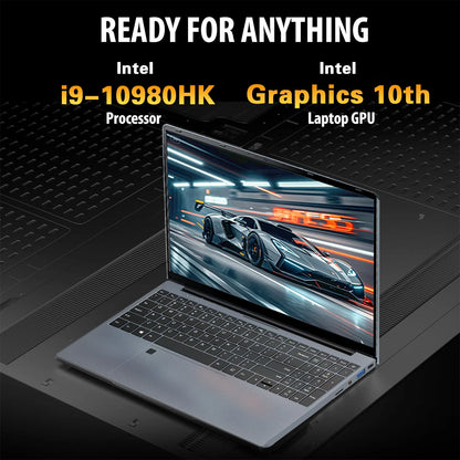 ACEKAMAS 2026 15.6" Intel Core i9 10980HK Laptop Computer Windows 11 Pro 16GB DDR4 1TB SSD Notebook PC Portable Laptops Gaming