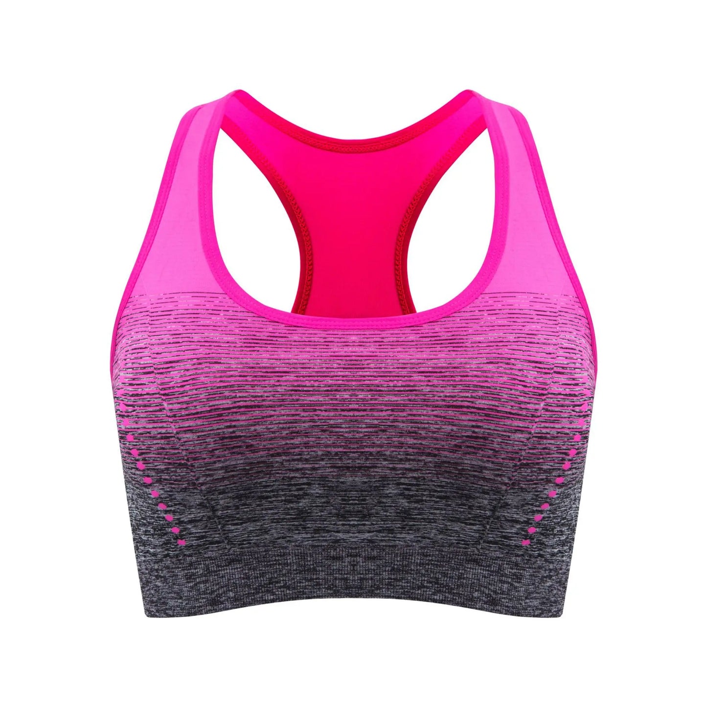 Gradient Padded Breathable Workout Sports Bra
