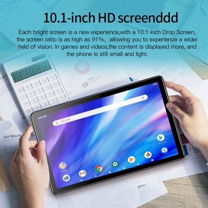 New Original 10.1 Inch Android Tablet Octa Core 4GB RAM 64GB ROM Bluetooth WiFi Dual SIM HD Display Tablet Pc Android 13.0