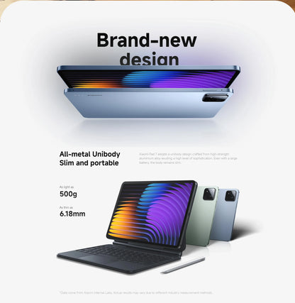 Global Version Xiaomi Pad 7 11.2‘’ 3.2K 144Hz Display 8850mAh Big Battery 13MP Real Camera Tablet PC Snapdragon 7+ Gen 3