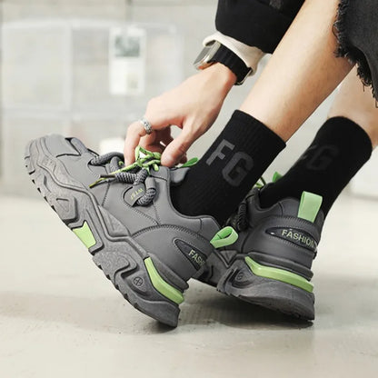 Sneakers for Mens White Platform Sneakers Fashion Versatile Board Shoes Men's Simple Niche Comfort Sports Shoes Tenis Masculino