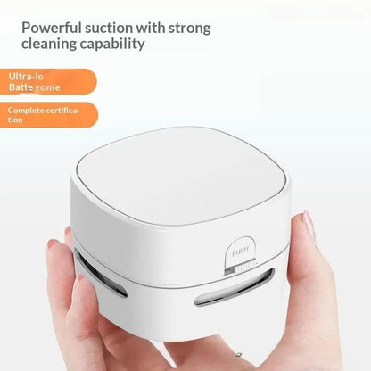 HOMEFISH 2025 Handheld Desktop Vacuum Cleaner High Suction Portable Car Pencil Cleaner for Students New Model