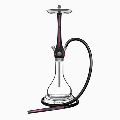 Wookah Hookah Shisha Set High Quality Wooden Large Hookah with Glass Bottle Single Pipe