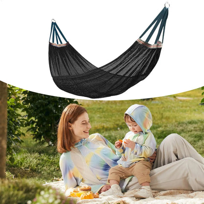 Camping Leisure Hammock, Sturdy Lightweight Outdoor Furniture, Relaxing Tree Swing for Garden Balcony Patio Camping Daily Use