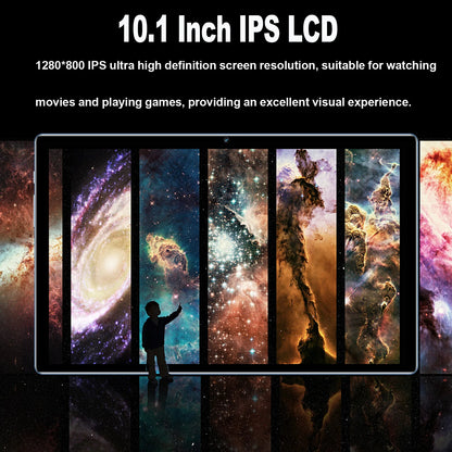 New Android 10.1 Inch Tablet Pc Octa Core 4GB RAM 64GB ROM WiFi Bluetooth Dual SIM 3G Phone Call Tablets 6000mAh Android 13.0