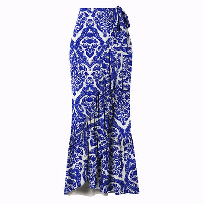 2025 Floral Cover Up Swimsuit Skirt Women Swimwear Patchwork Bathing Suit Sliming Monokini Swimsuit Solid Padded Swimming Suit