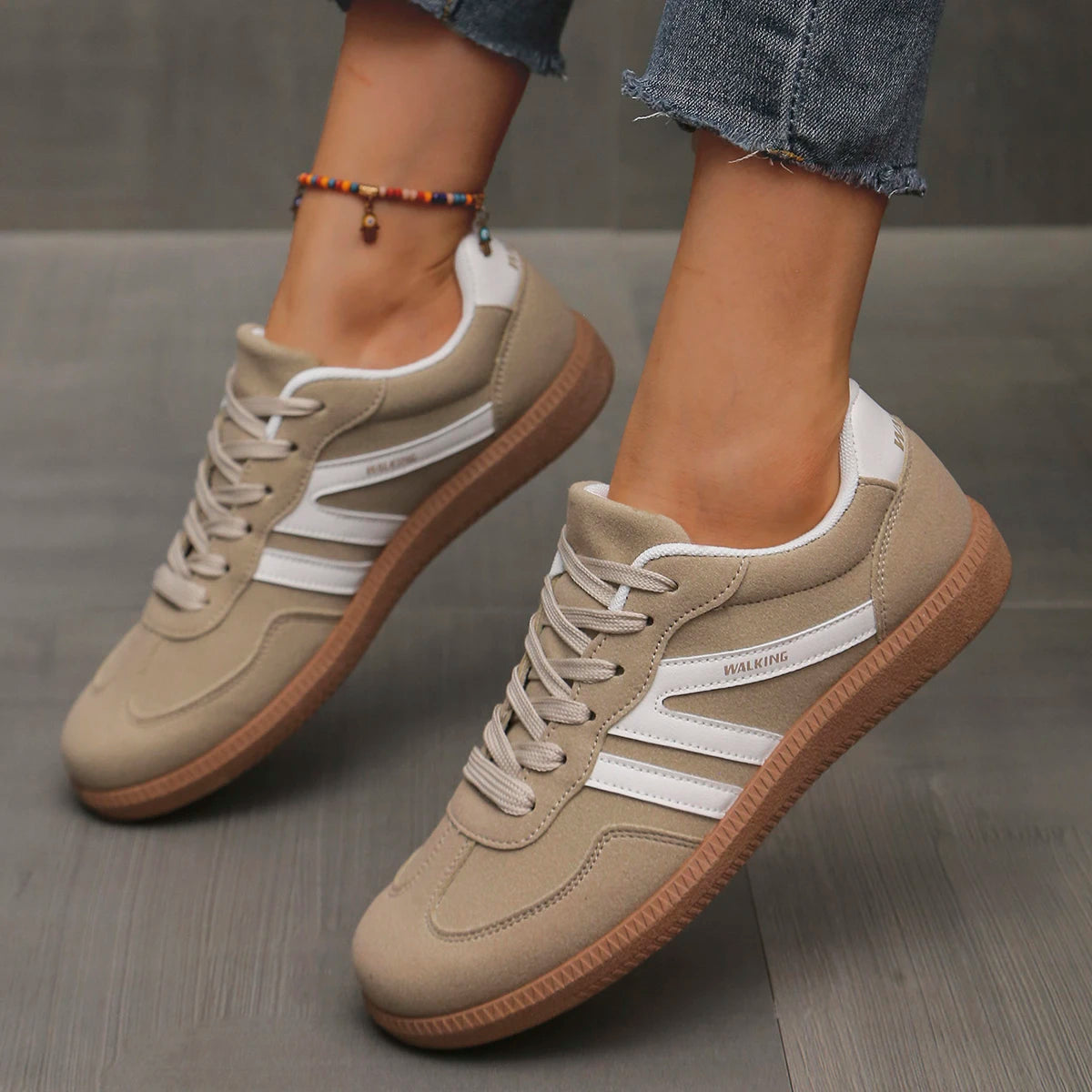 Women Sneakers 2025 Spring New Luxury Flat Loafers Comfortable Slip on Soft Female Sneakers Lightweight Outdoor Shoes for Women