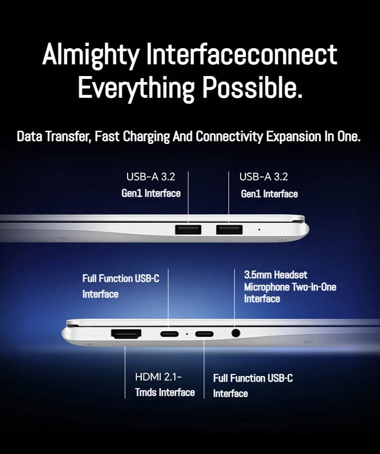 HONOR MagicBook Pro 14 Laptop Intel Core Ultra 5 225H 32GB 1TB 14.6" Inch 3.1K 120Hz Gamer Computer PC Notebook Ultrabook