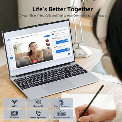 15.6 " Windows 11 Laptops Intel Core i9-10980HK 16GB RAM 1TB SSD Gaming Laptop Backlit keyboard PC Fingerprint UnIock Computer