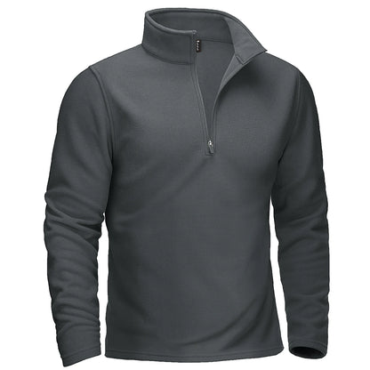 TACVASEN Quarter-Zip Pullover Tops Mens Turtleneck Fleece Sweatshirts Casual Warm Sweater Athletic Running Sports Hoodie Shirts