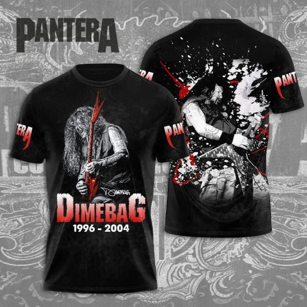 Popular Heavy Metal Rock Band Pantera 3D Print Men Women T-shirt O-neck Short Sleeve Hip Hop Top Casual Streetwear Kids Tees